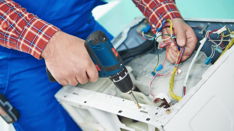 Nallıhan Baxi Baxi çamaşır makinesi kart tamiri – Su almama arızası orijinal parça ile giderildi. - Teknik servis örneği