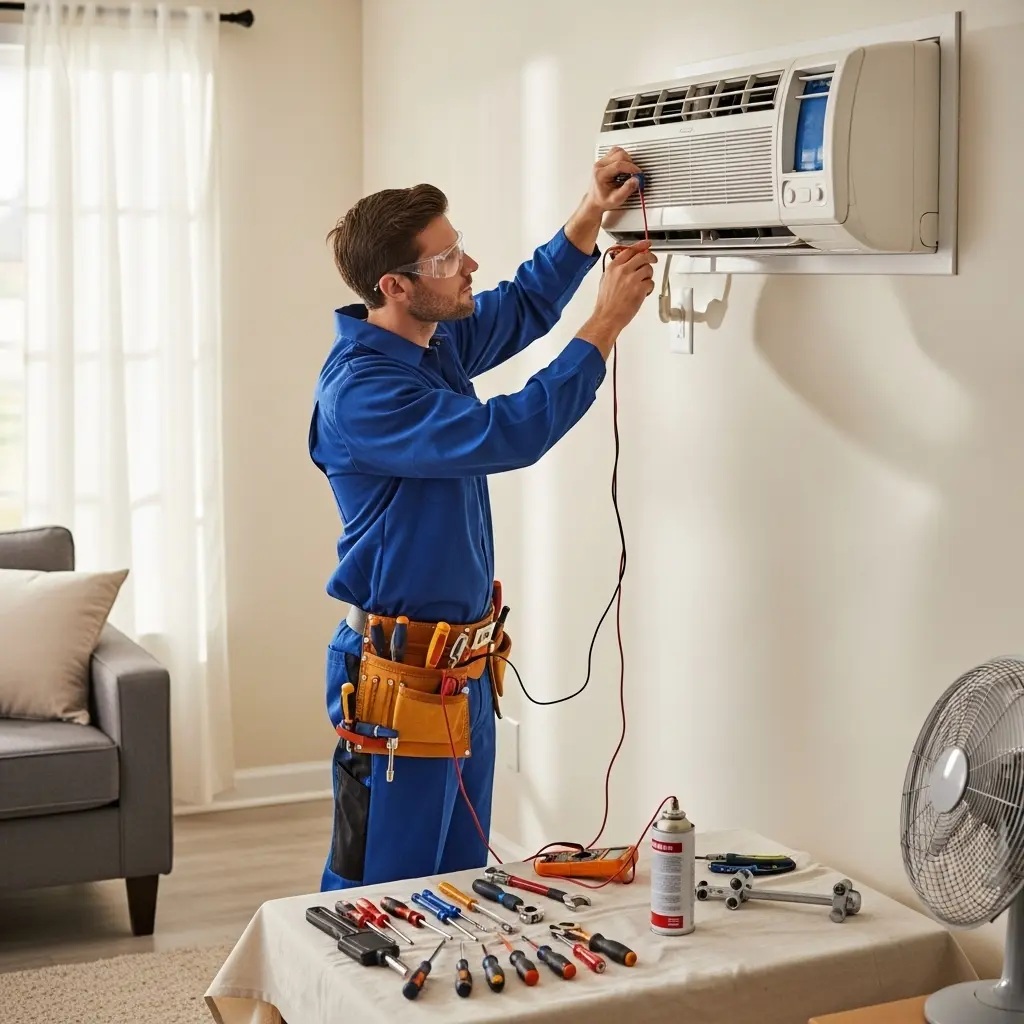Nallıhan Baxi Baxi klima gaz dolumu ve bakım – Enerji verimliliği artırıldı. - Teknik servis örneği
